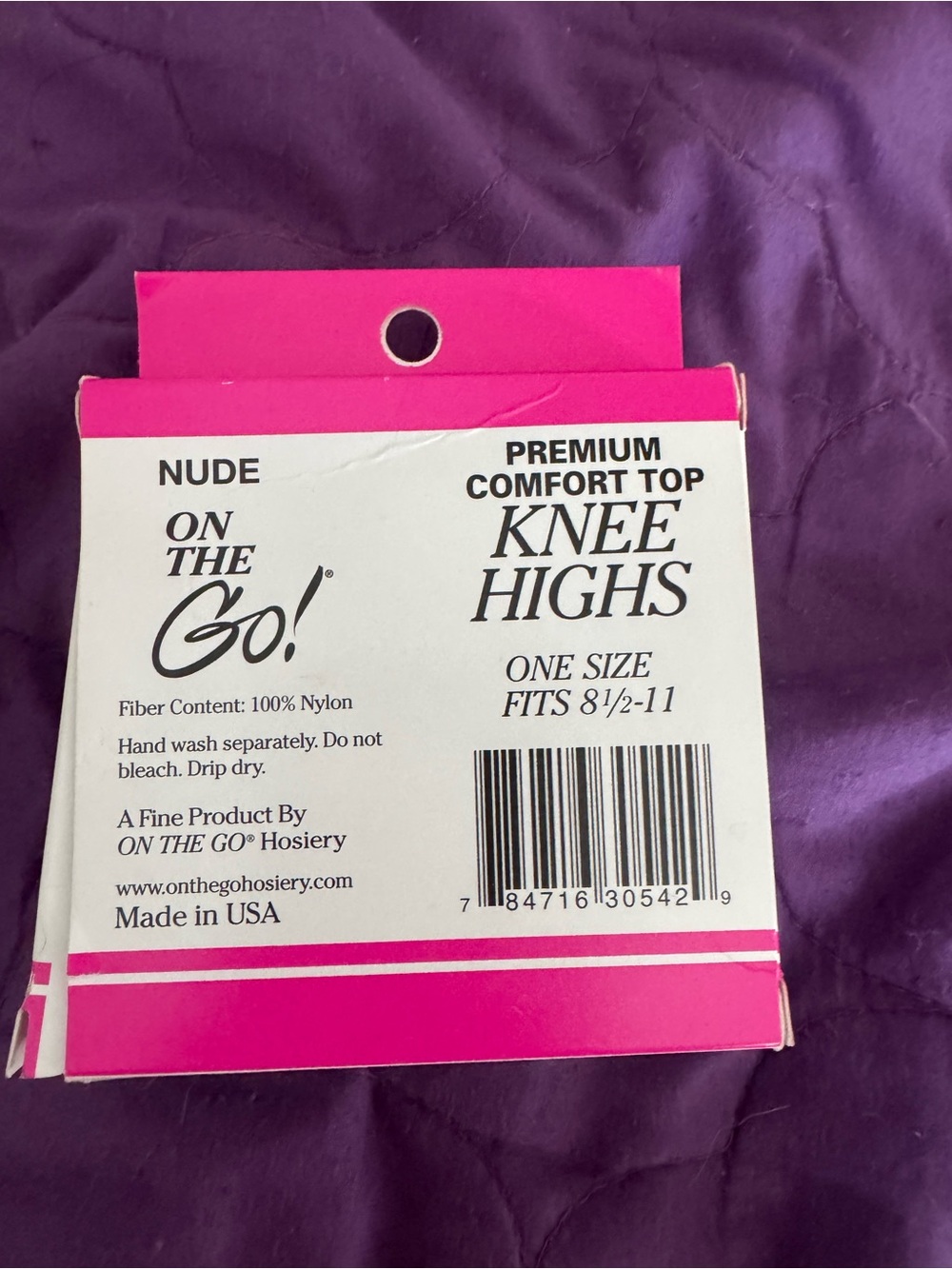 Nude Knee Highs - 6 Pair - Picture 2 of 3